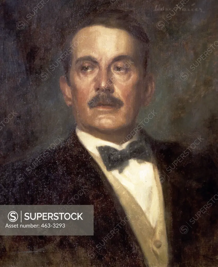 Portrait of Giacomo Puccini,  by Ludwig Nauer,  (1888-1965)