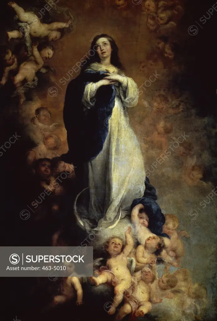 Immaculate Conception Bartolome Esteban Murillo (1617-1682 Spanish) Museo Del Prado, Madrid 