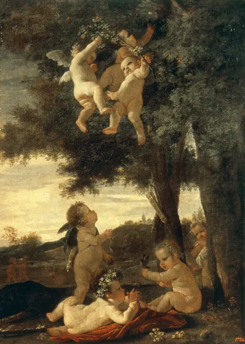 N.Poussin / Cupids and Genii / 1630