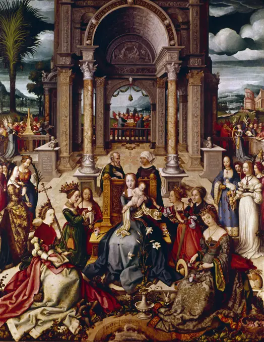 The Fountain of Life by Hans Holbein the Elder,  (circa 1465-1524 German),  Portugal,  Lisbon,  Museo Nacional De Arte Antigua