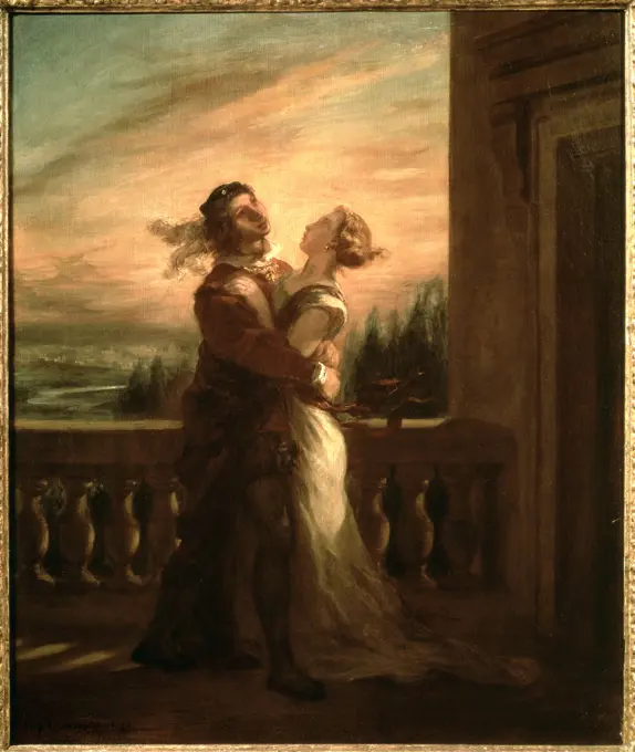 Romeo and Juliet Eugene Delacroix (1798-1863 French)