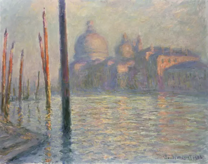 Santa Maria Della Salute et le Grand Canal, Venice Claude Monet (1840-1926 French, 72 X 91 cm) Sotheby's London 