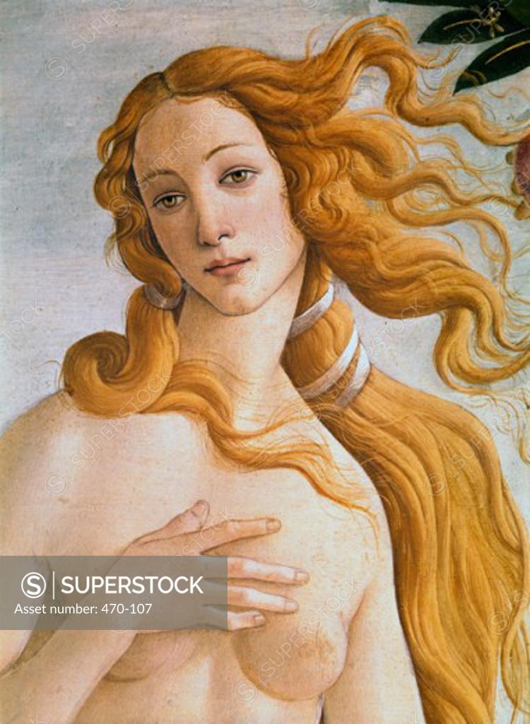 Birth Of Venus Detail C Sandro Botticelli Italian