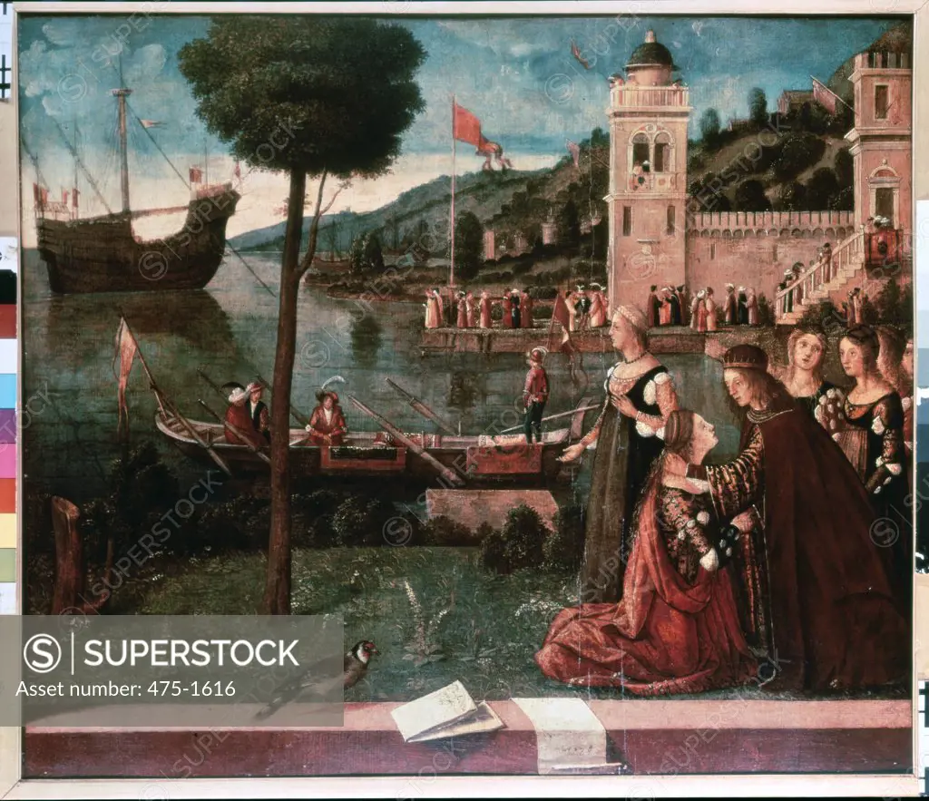 St. Ursula Taking Leave Of Her Father  Carpaccio, Vittore(ca.1455-1526 Italian) National Gallery, London, England 