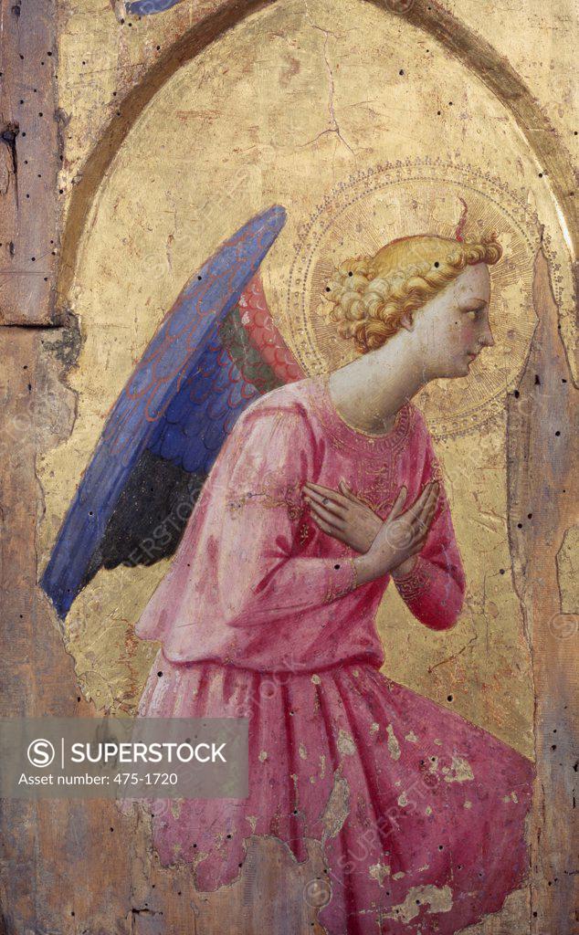 Adoration Of An Angel 1420's Fra Angelico (ca.1395-1455 Italian) Musee ...