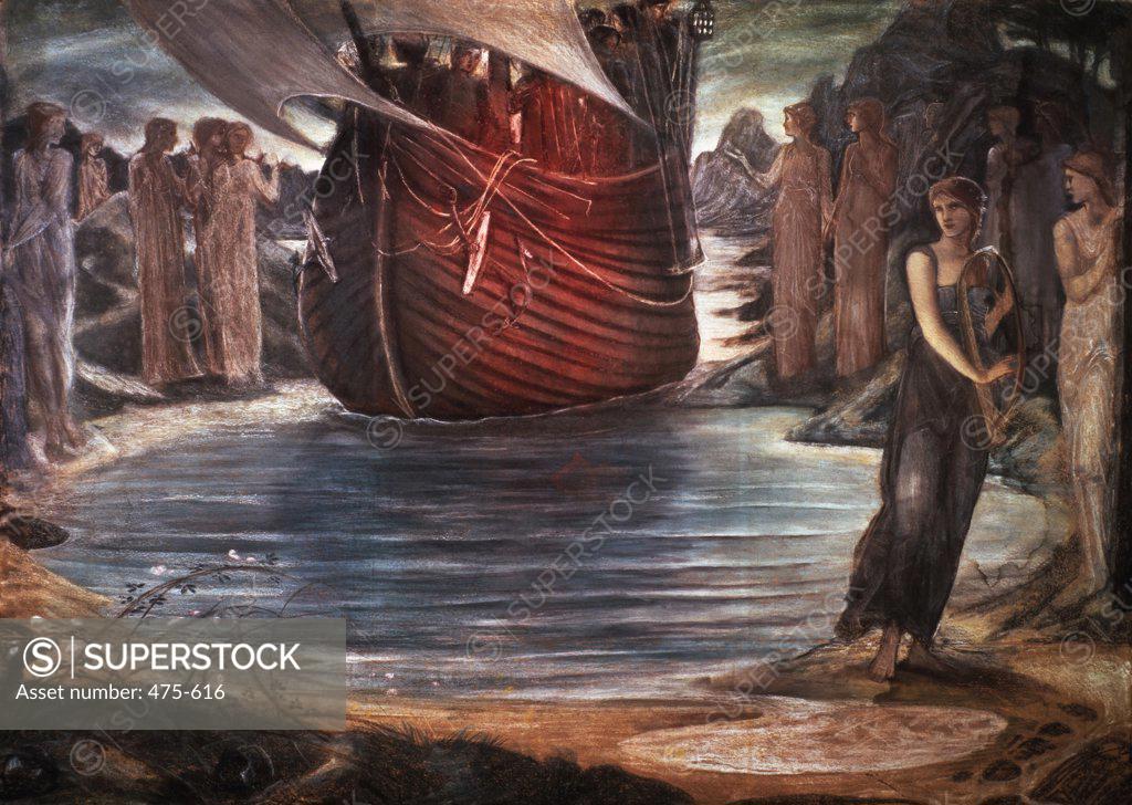 The Sirens C.1875 Edward Burne-Jones (1833-1898 British) National ...