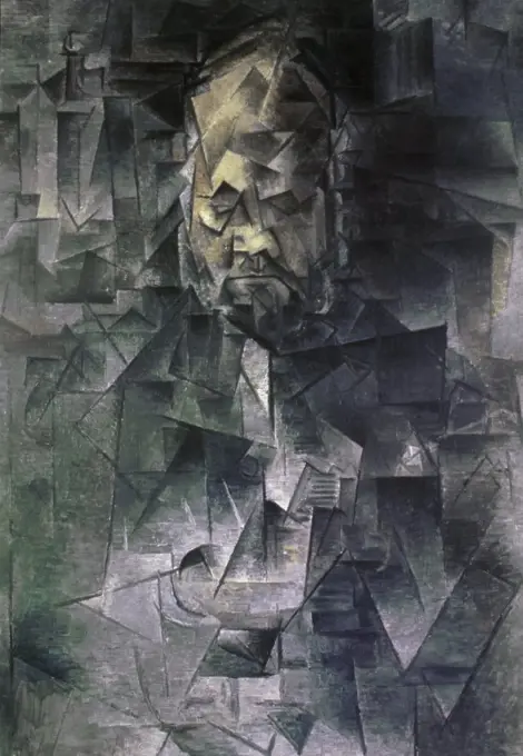 Portrait of Ambroise Vollard Pablo Picasso (1881-1973 Spanish) Pushkin Museum of Fine Arts, Moscow, Russia 