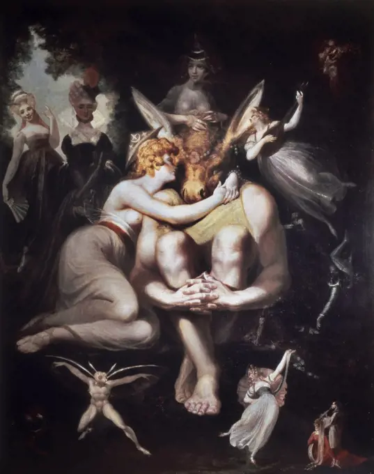 Le Reveil De Titania  Fuseli, Henry(1741-1825 Swiss) Kunstmuseum Winterthur, Switzerland 