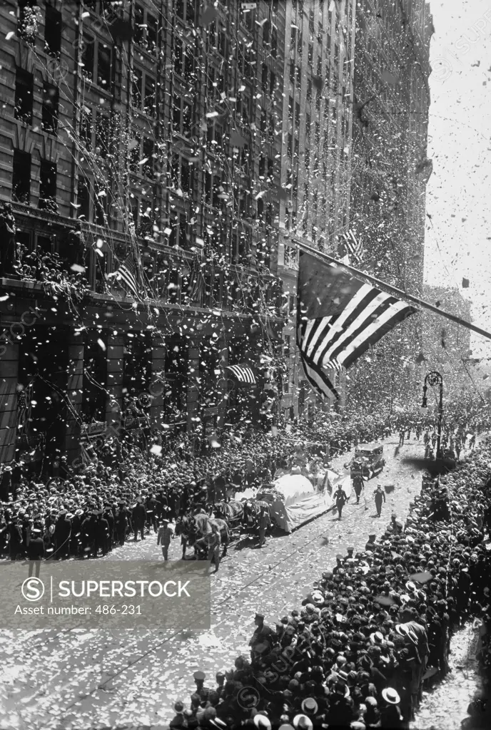 Charles Lindbergh Homecoming Parade  New York City USA  c. 1927  