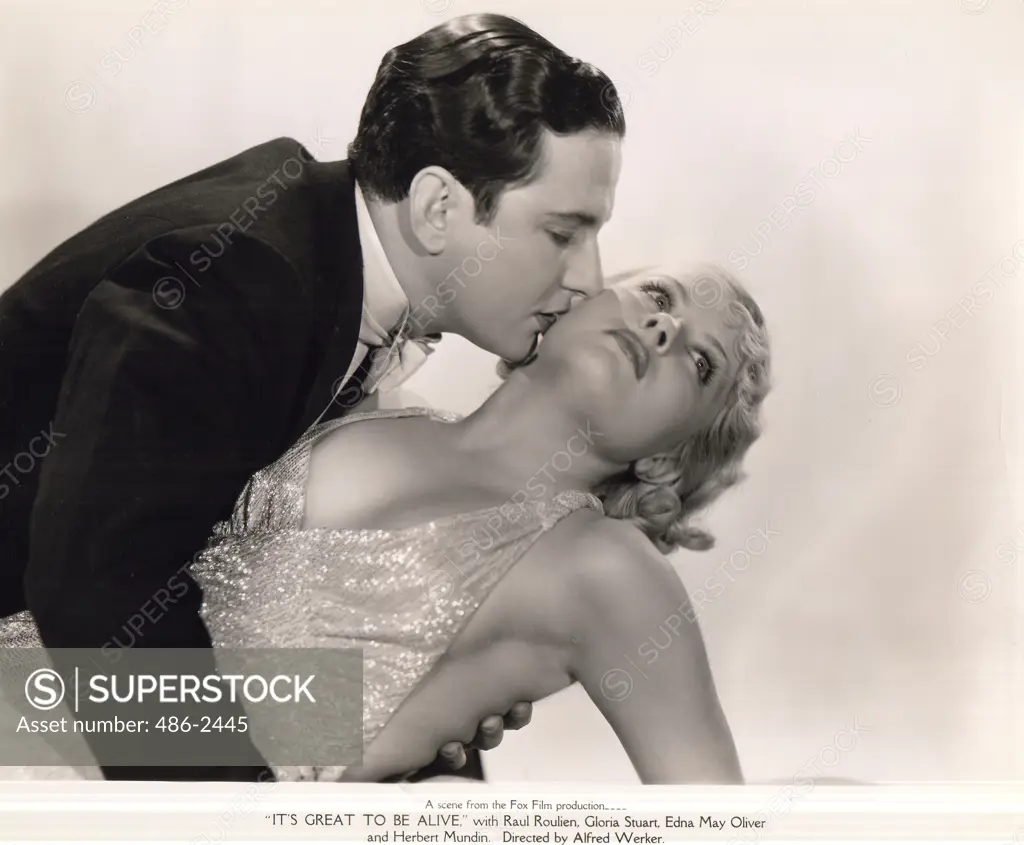 Raul Roulien and Gloria Stuart in ""It's Great to Be Alive"" Fox Film, 1933