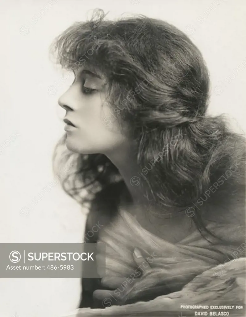 Portrait of Lenore Ulric, Who plays the leading role in David Belasco's production, of ""Tiger Rose"" a melodrama of the great Northwest by Willard Mack at the Lyceum Theatre