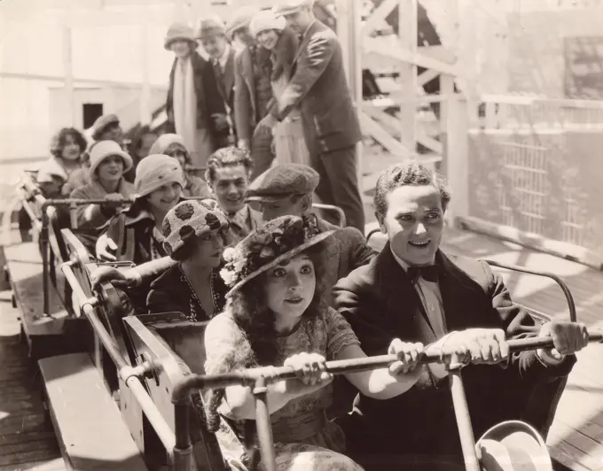 Flowers of Napoli, Tita was having the time of her life on roller coaster, Madge Bellamy, Herbert Rawlinson