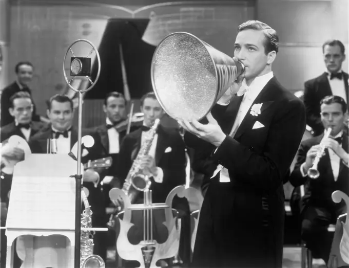 Group of men playing musical instruments