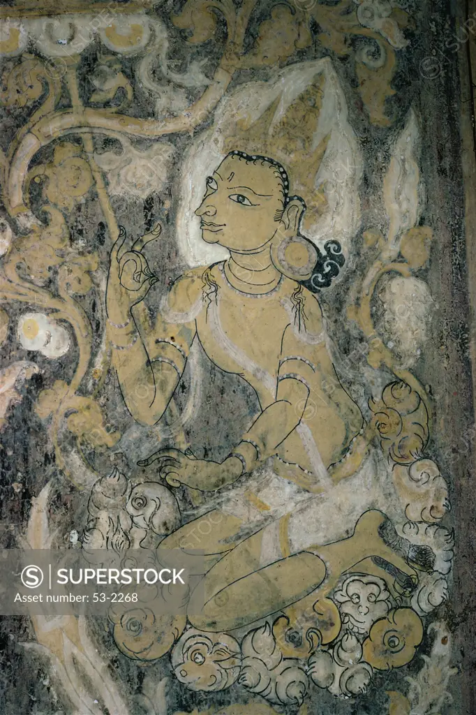 Pagan Fresco, Burma Asian Art Fresco