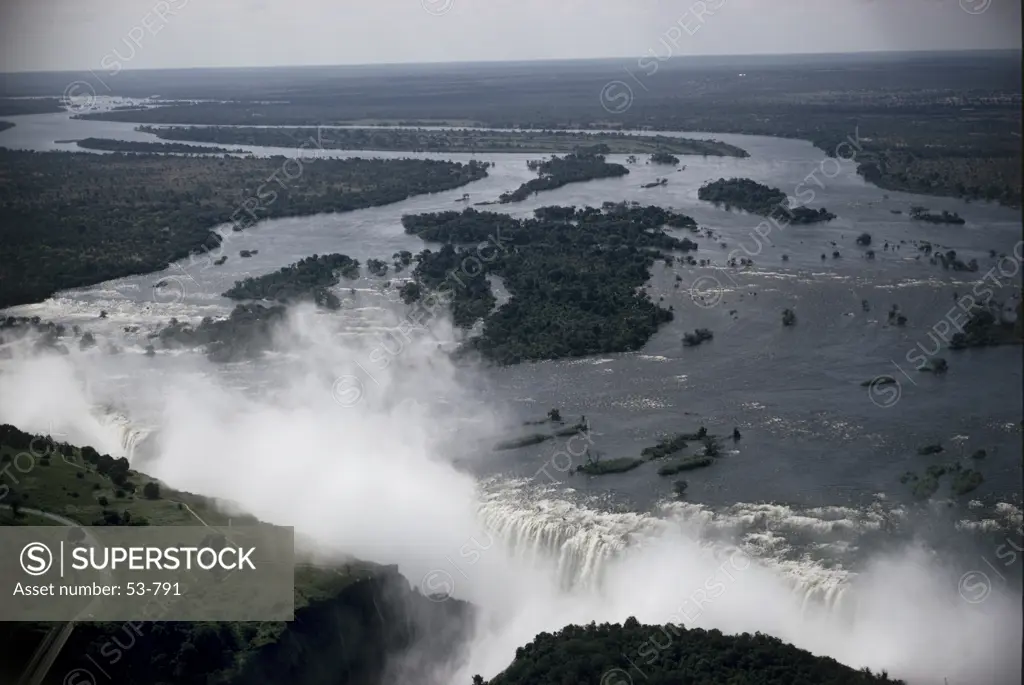 Victoria Falls Zambia-Zimbabwe Border