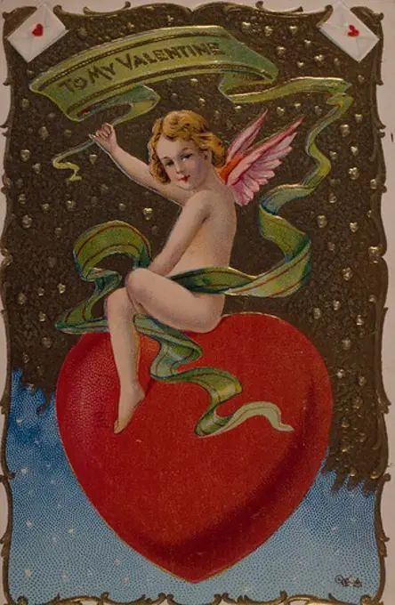 To My Valentine, Nostalgia Cards, 1910