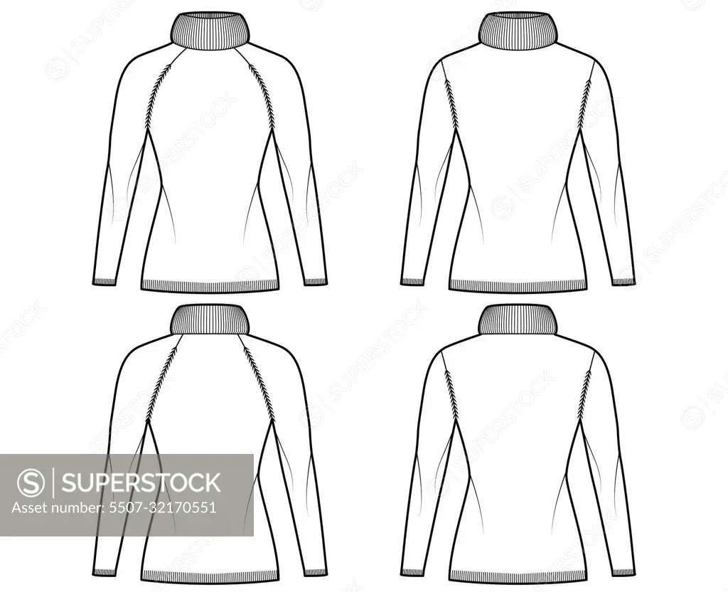 Line art hotsell turtleneck sweater