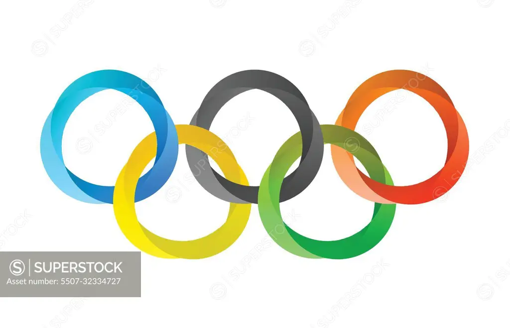 Olympics Circles in Modern Style