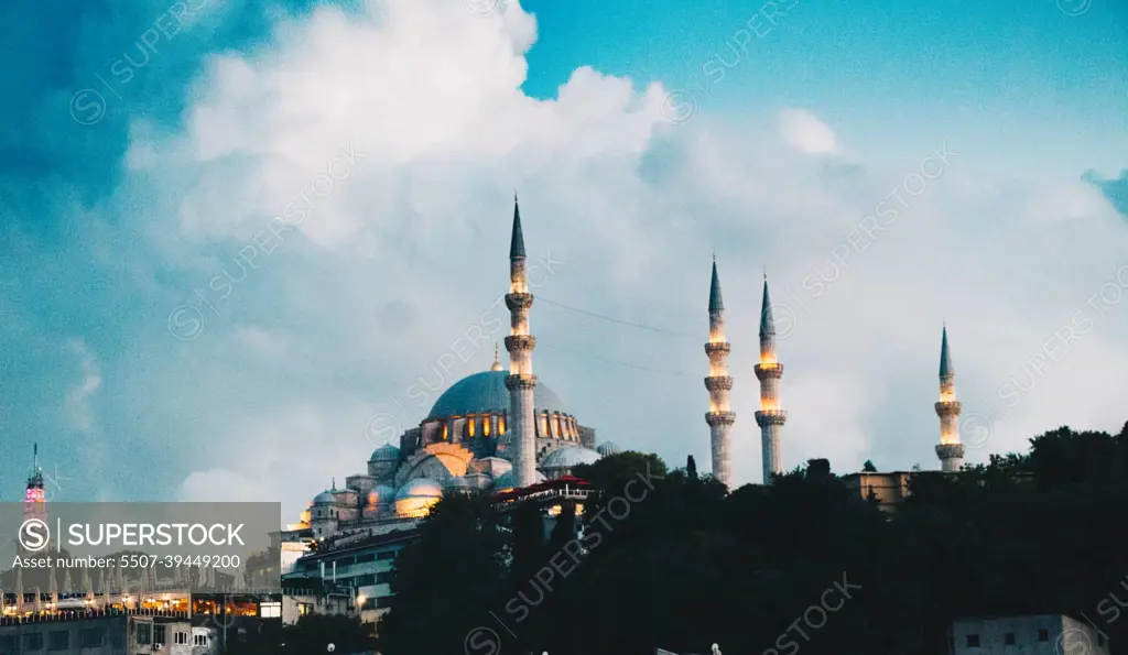 Ottoman style mosque in Istanbul