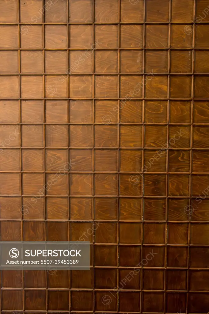 Wood texture with checked patterns