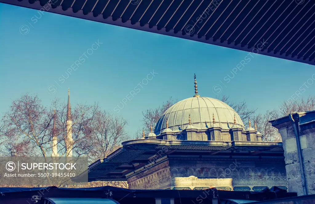 Ottoman style mosque in Istanbul