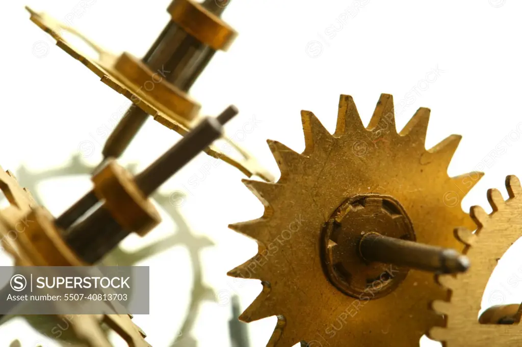 mechanical clock gear