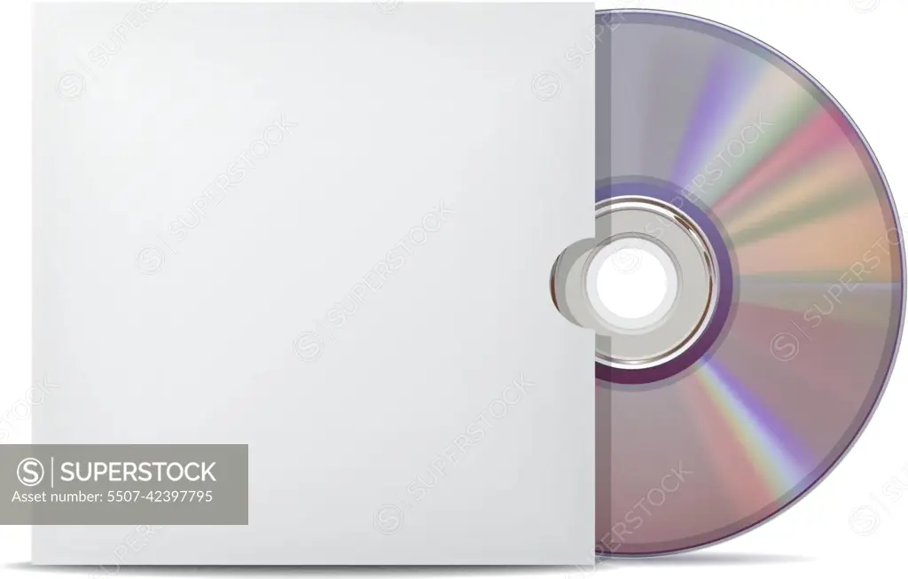 Compact disk with cover.