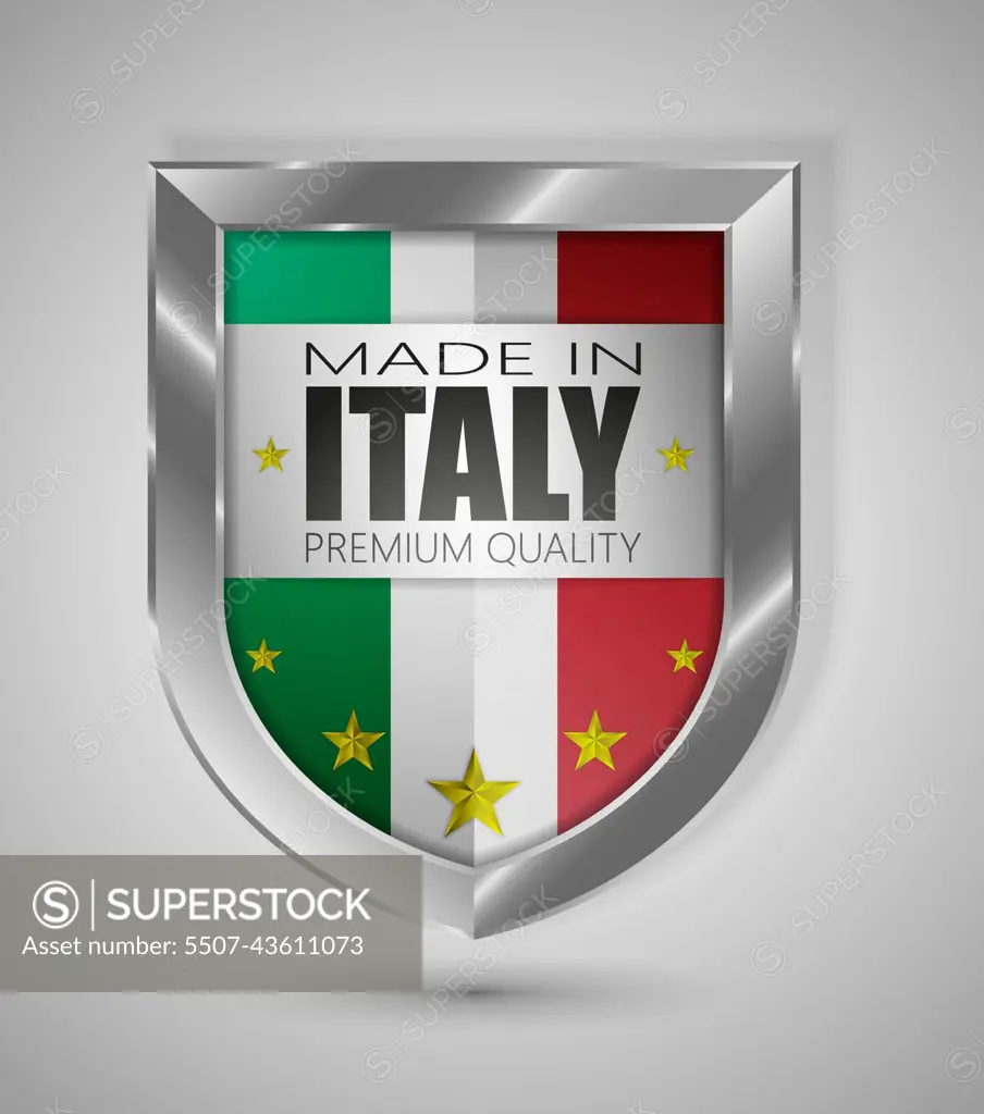 Made in Italy Logo Stock Illustration