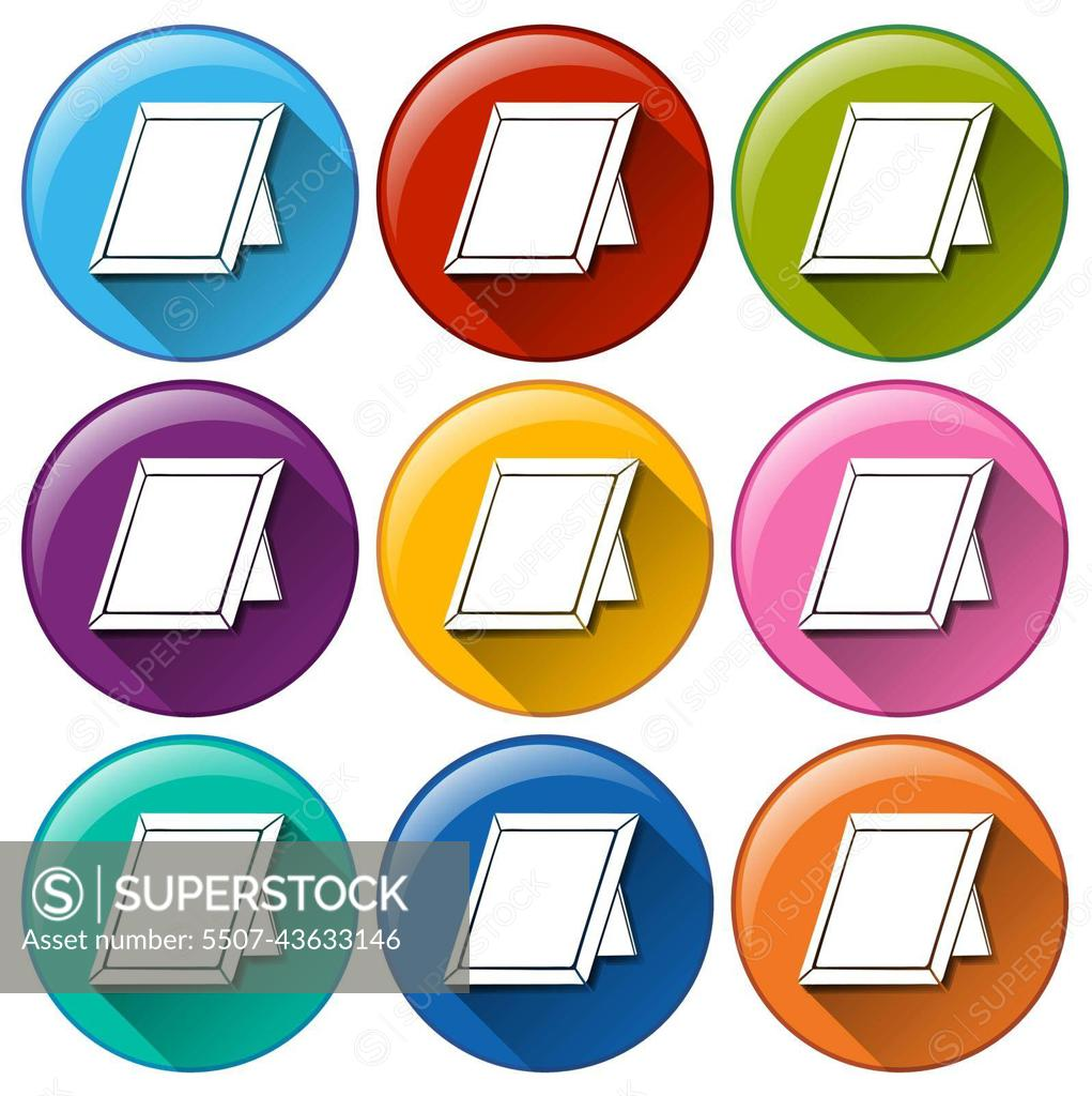 Picture Frame Icon Stock Illustration - Download Image Now