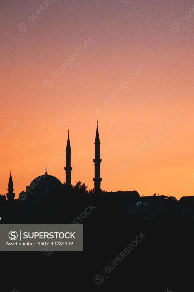 Ottoman style mosque in Istanbul