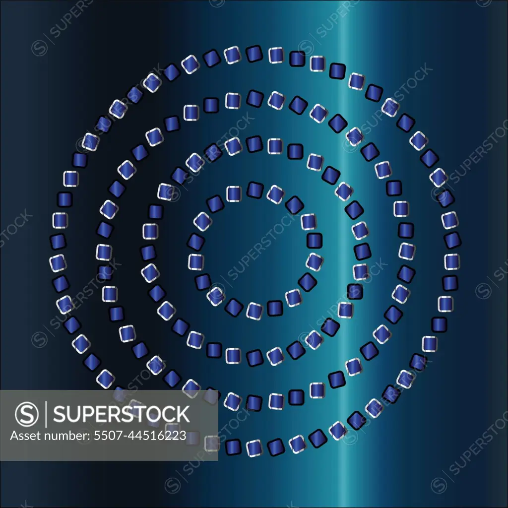 Blue Circular Background