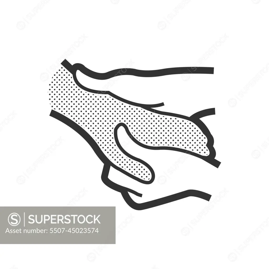 massage hand icon