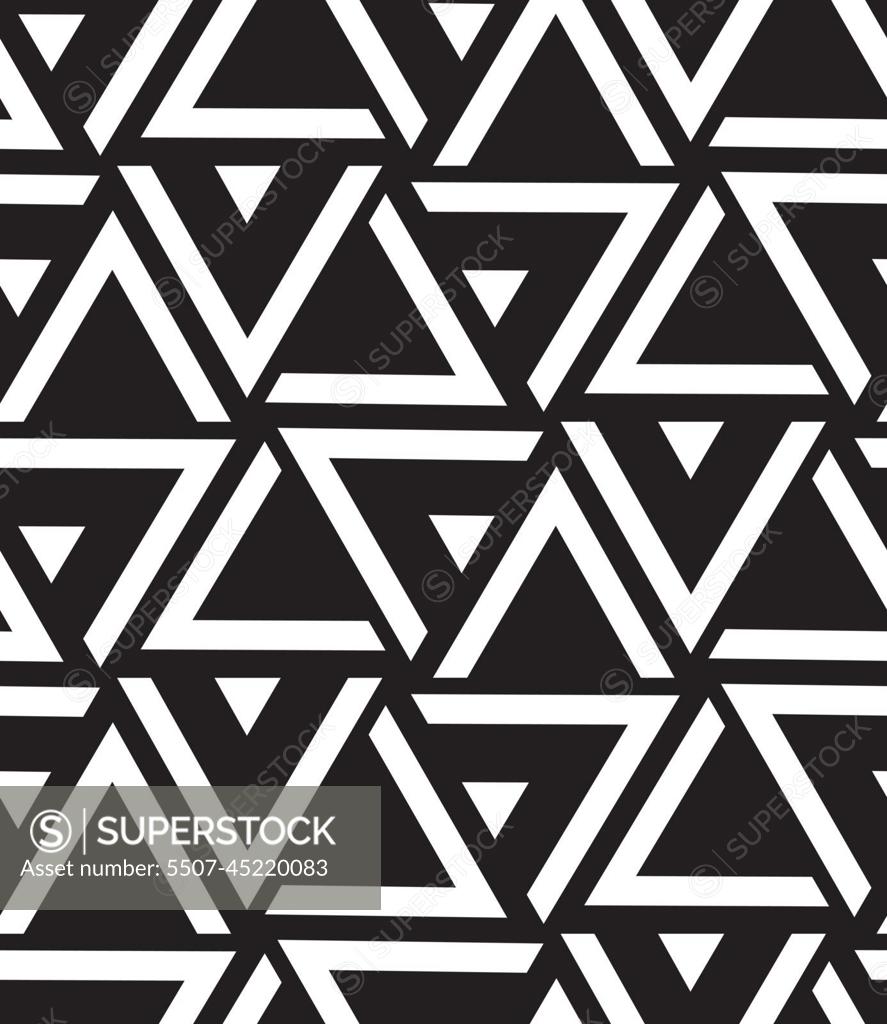 Geometric seamless pattern modern triangle texture