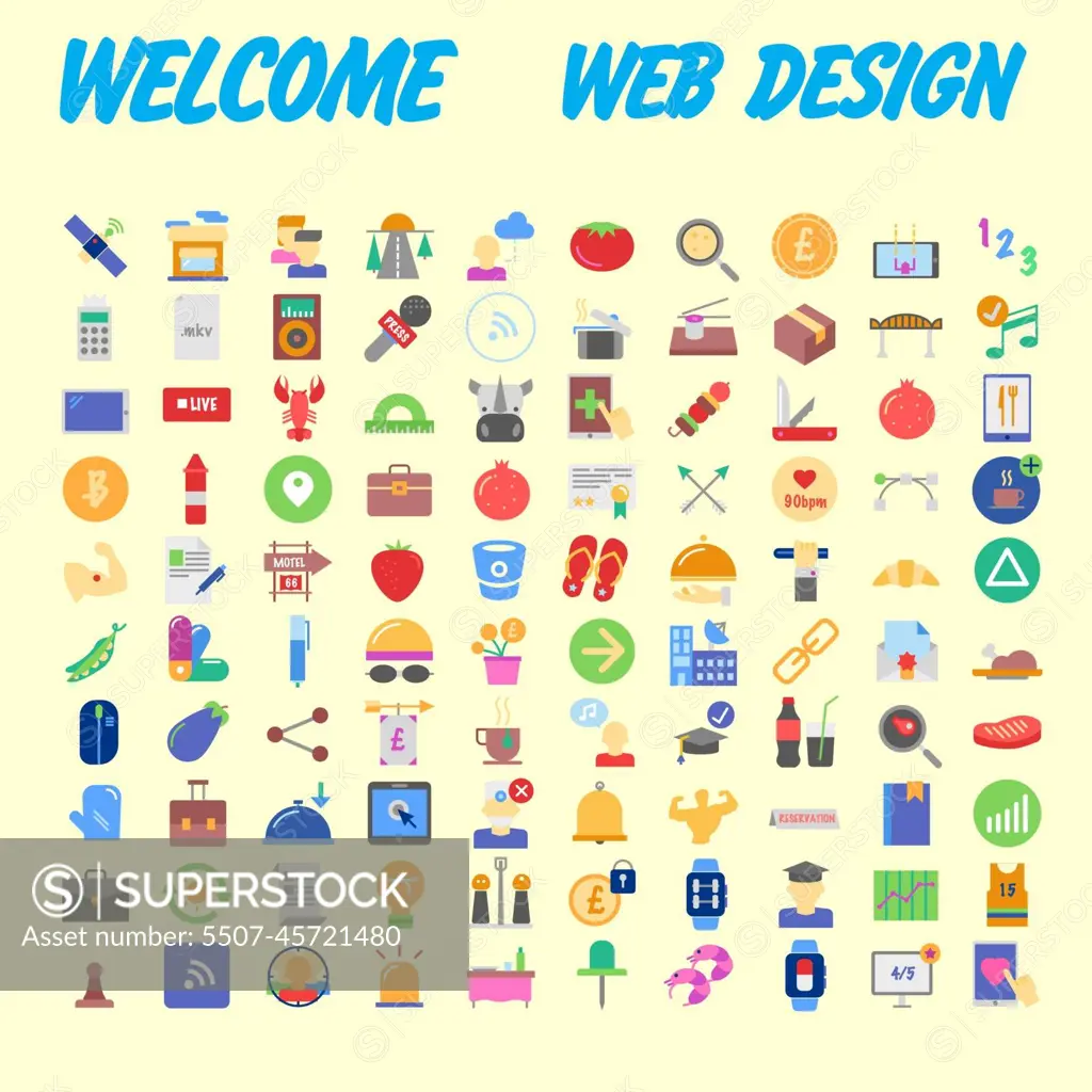 Flat Icons - SEO Icons & Web Icons