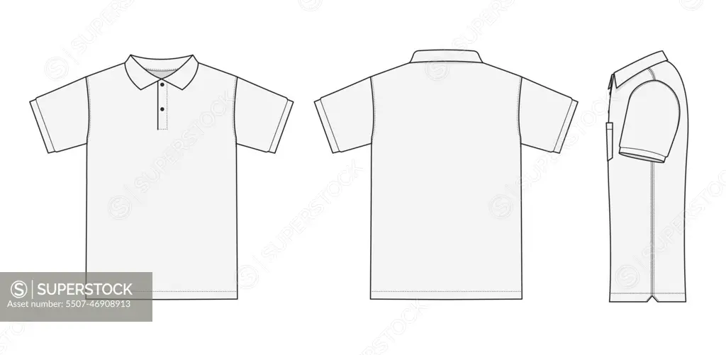 Polo shirt cheap illustration