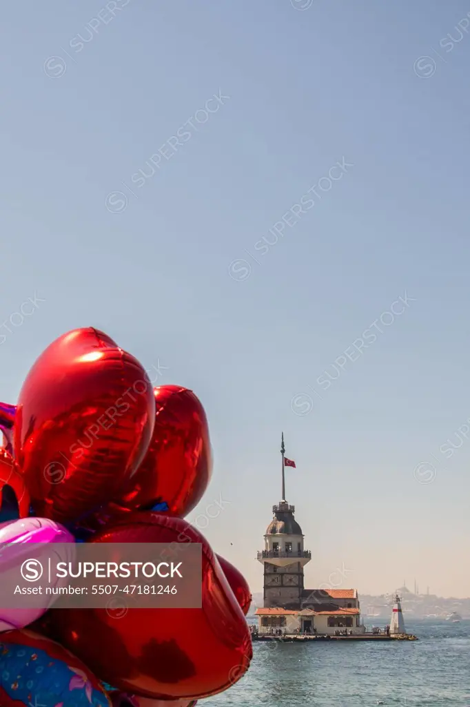 Maidens Tower located in Istanbul