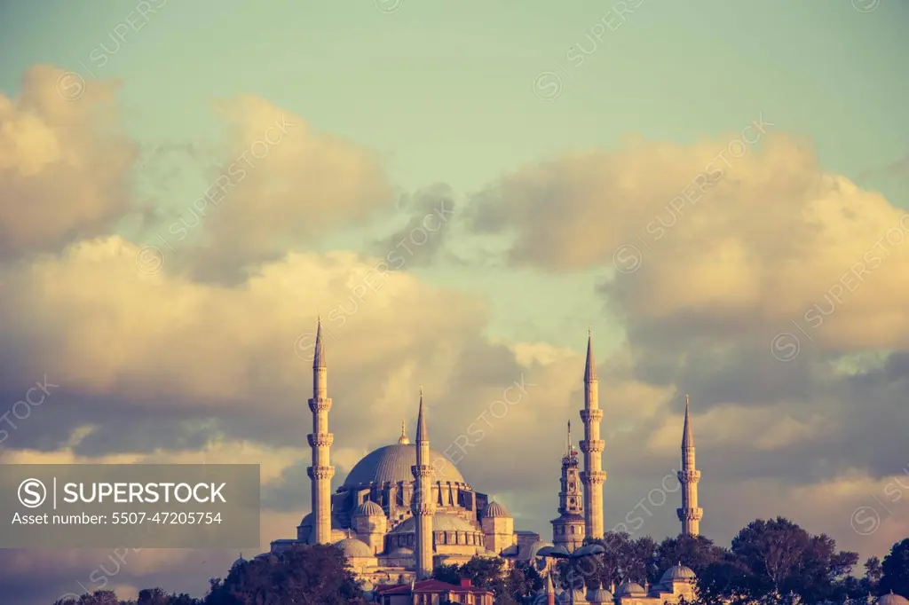 Ottoman style mosque in Istanbul