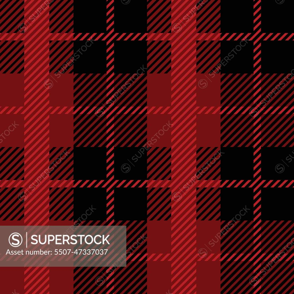 Classic red tartan. Fabric. Seamless square pattern , #AFFILIATE