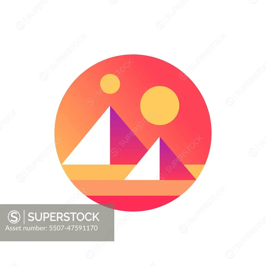 Decentraland MANA coin icon isolated on white background