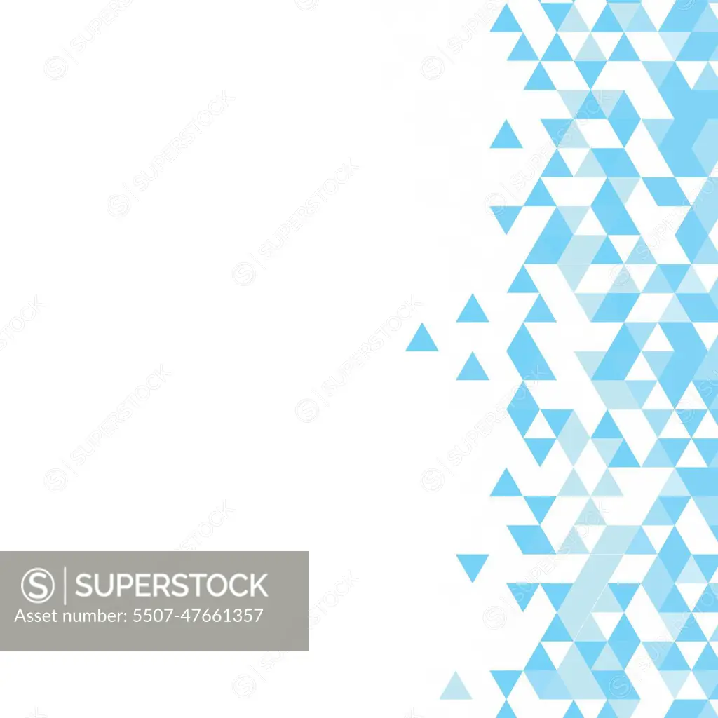 Blue and white polygonal mosaic background Vector Image