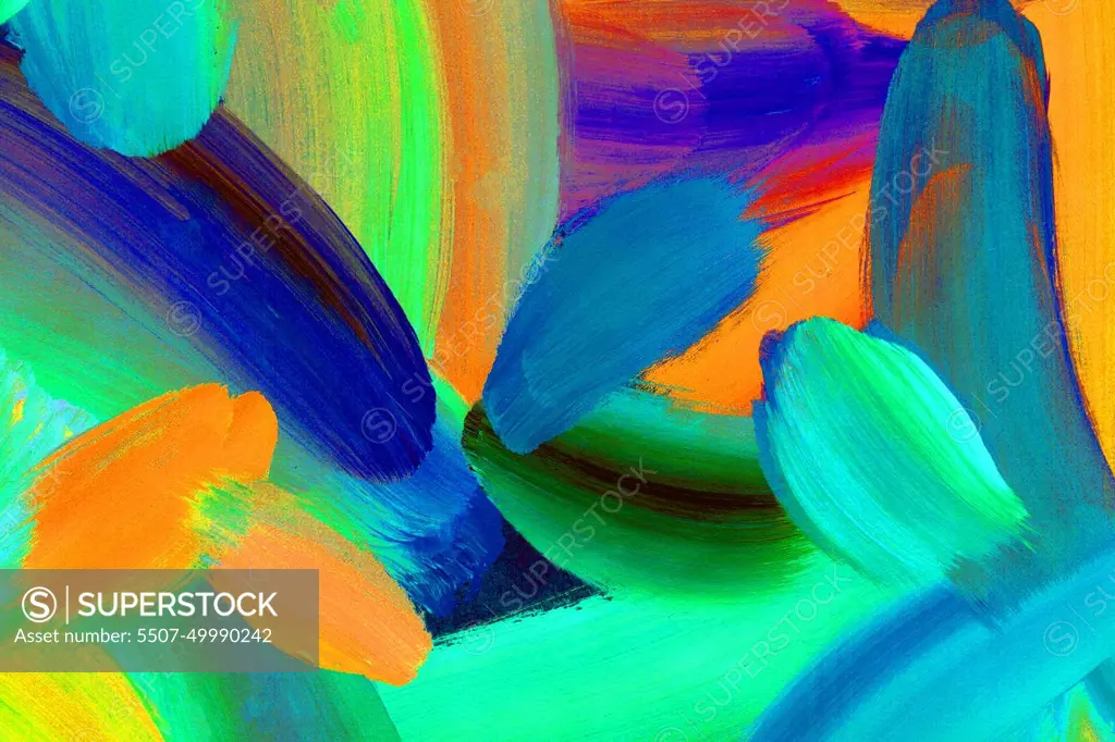 Green blue colorful abstract background