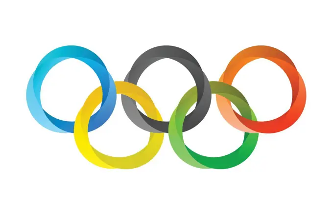 Olympics Circles in Modern Style