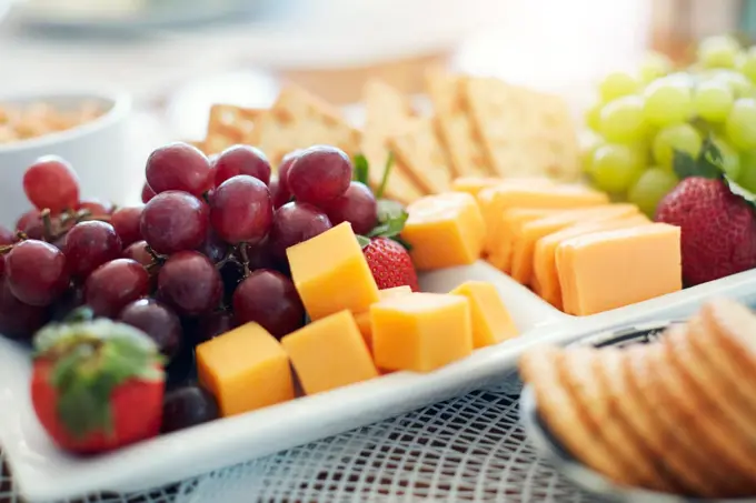 There are plenty healthy foods available. High angle shot of an assorted healthy food platter.