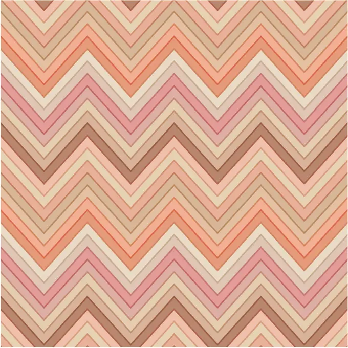seamless pink and orange colors horizontal fashion chevron pattern