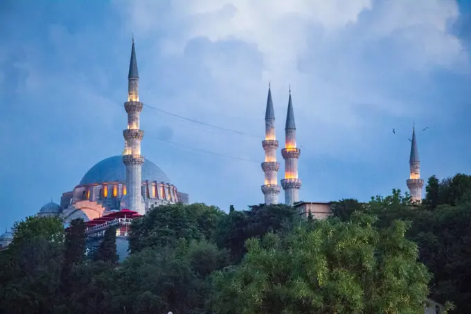 Ottoman style mosque in Istanbul