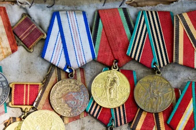 Veteran medals from Georgia