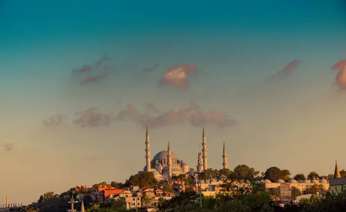 Ottoman style mosque in Istanbul