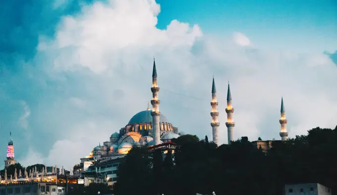 Ottoman style mosque in Istanbul