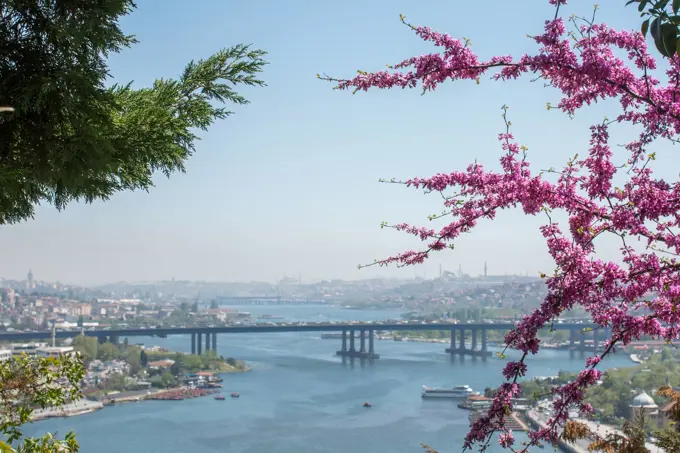 Golden Horn view in Istanbul