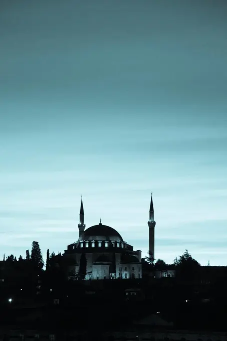 Ottoman style mosque in Istanbul